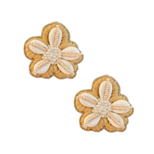 Load image into Gallery viewer, Sand Dollar Seashell Earrings