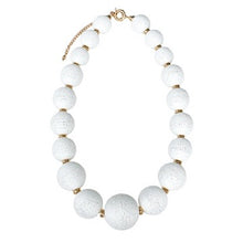 Charger l'image dans la galerie, Genevieve Raffia Necklace | White