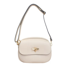 Charger l'image dans la galerie, Bianca Crossbody Bee Leather Handbag | Champagne