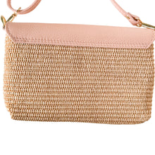 Charger l'image dans la galerie, Emma Raffia Shoulder Handbag | Pink Blush