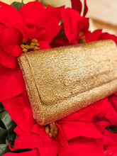 Load image into Gallery viewer, Éloise Beaded Clutch Handbag | Gold Belted