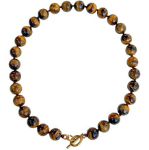 Cargar imagen en el visor de la galería, Tiger’s Eye Knotted Necklace