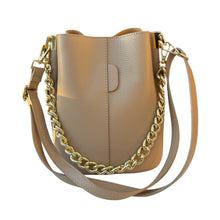 Load image into Gallery viewer, Chiara Bucket Leather Handbag | Tan