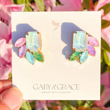 Load image into Gallery viewer, Jade Stud Earrings | Pastel