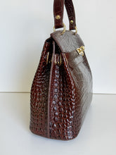 Load image into Gallery viewer, Carmina Croc-Embossed Bag | Burgundy