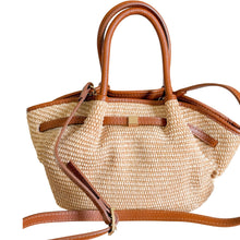 Cargar imagen en el visor de la galería, Roberta Raffia Handbag | Brown