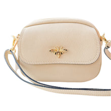 Charger l'image dans la galerie, Bianca Crossbody Bee Leather Handbag | Champagne