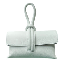 Load image into Gallery viewer, Wristlet Leather Handbag | White