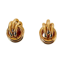 Load image into Gallery viewer, Gold Knot Stud Earrings