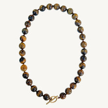 Cargar imagen en el visor de la galería, Tiger’s Eye Knotted Necklace