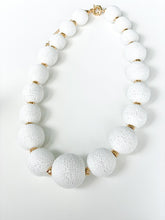Charger l'image dans la galerie, Genevieve Raffia Necklace | White