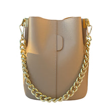 Load image into Gallery viewer, Chiara Bucket Leather Handbag | Tan