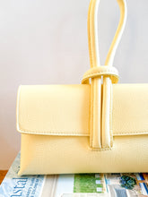 Cargar imagen en el visor de la galería, Wristlet Leather Handbag | Butter Yellow