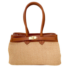 Charger l'image dans la galerie, Aurora Raffia Handbag | Brown