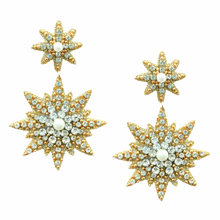 Load image into Gallery viewer, Double Starburst Earrings