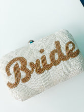 Load image into Gallery viewer, Beaded BRIDE Clutch Mini Box
