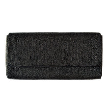 Load image into Gallery viewer, Éloise Beaded Clutch Handbag | Black