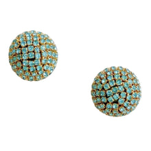 Charger l'image dans la galerie, Pave Round Stud Earrings | Tiffany