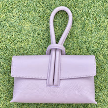 Load image into Gallery viewer, Wristlet Leather Handbag | Lilac