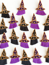 Load image into Gallery viewer, Witch Hat Earrings | Violet