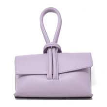 Load image into Gallery viewer, Wristlet Leather Handbag | Lilac