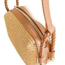 Load image into Gallery viewer, St. Lucia Cane Crossbody Handbag | Tan