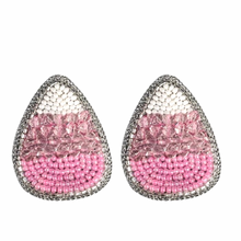 Load image into Gallery viewer, Pink Candy Corn Earrings
