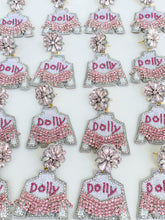 Load image into Gallery viewer, Pink Dolly Fringe Jacket Earrings