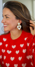 Cargar imagen en el visor de la galería, Pendientes Corazón Abierto Perla
