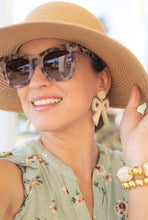 Charger l'image dans la galerie, Boucles d'Oreilles Noeud Raphia | Naturel