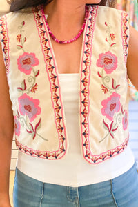 Penelope Embroidered Vest