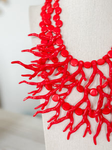 Coral Necklace | Red