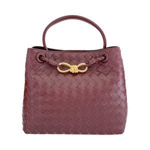 Genevieve Leather Handbag | Burgundy