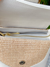 Load image into Gallery viewer, Josephine Raffia Shoulder Handbag | Ivory
