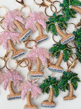 Load image into Gallery viewer, Green Palm Tree Bag Charm | Galveston
