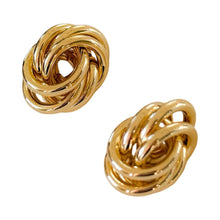 Load image into Gallery viewer, Gold Knot Stud Earrings
