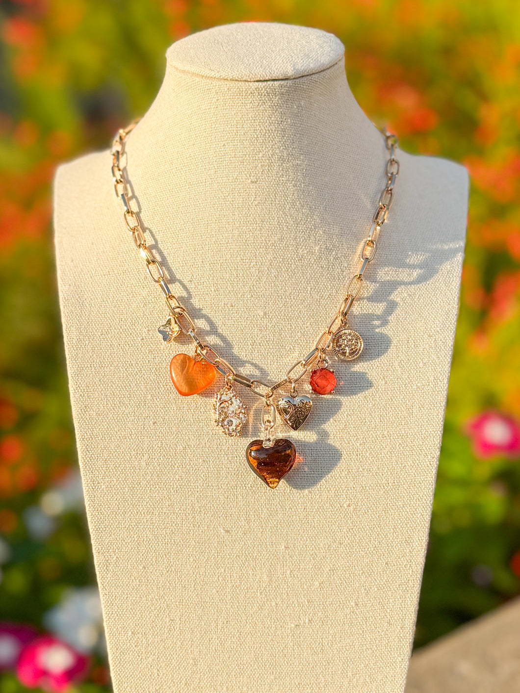 Fall in Love Charm Necklace