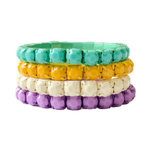 Load image into Gallery viewer, Mardi Gras Set of Bracelets
