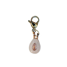 Load image into Gallery viewer, Rose Quartz Drop Charm Pendant
