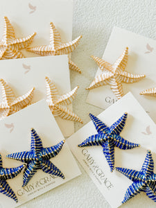Starfish Metal Earrings | Various Colors