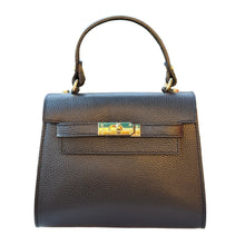 Cargar imagen en el visor de la galería, Giuliana Leather Handbag | Black

