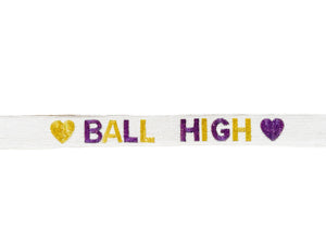 Ball High School Galveston Purse Beaded Strap