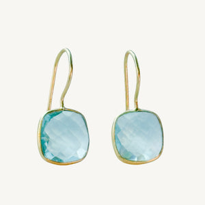 Emilia Earrings | Blue Topaz