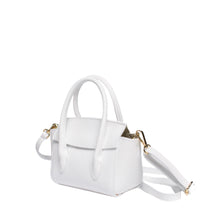 Load image into Gallery viewer, Petite Alessandra Leather Handbag | White
