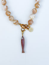 Load image into Gallery viewer, Brown Fish Charm Pendant
