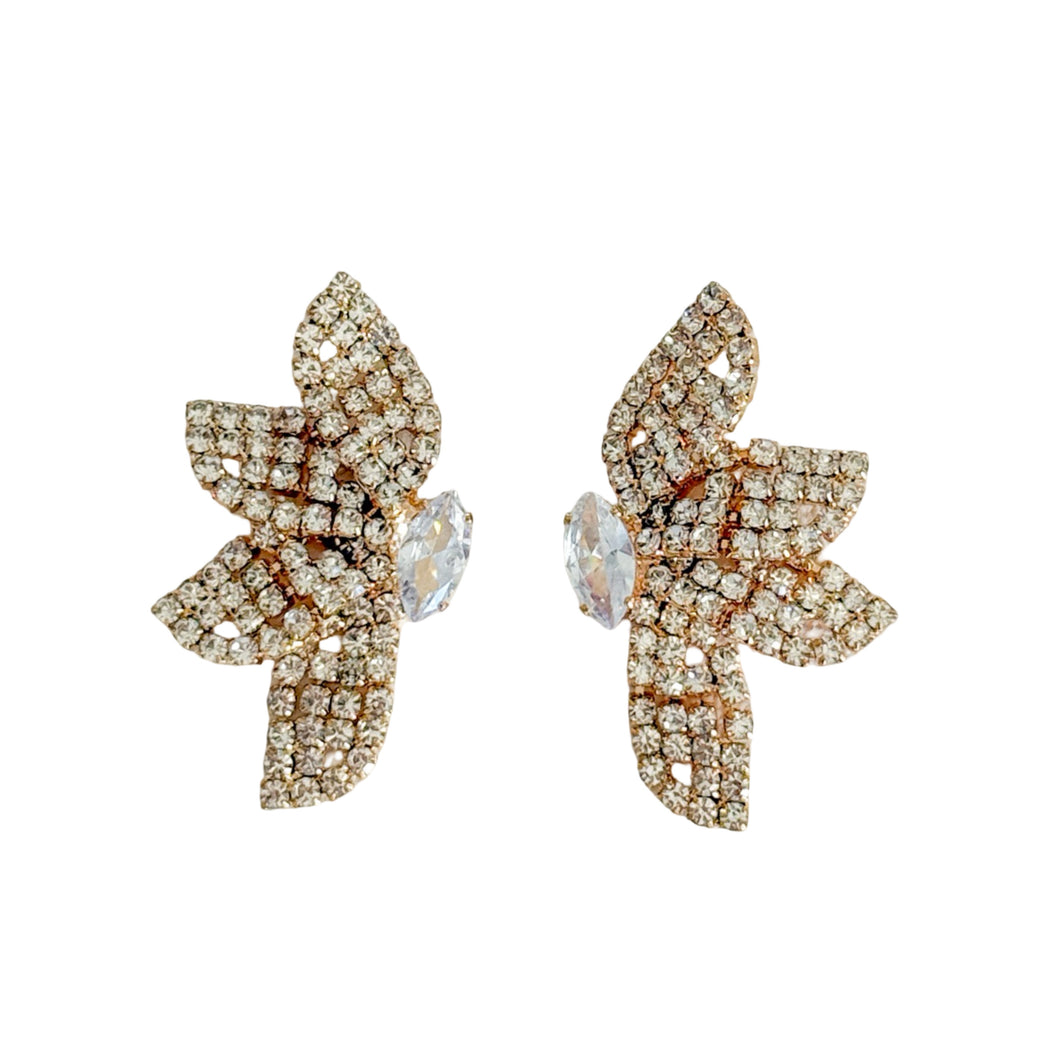 Crystal Wing Earrings