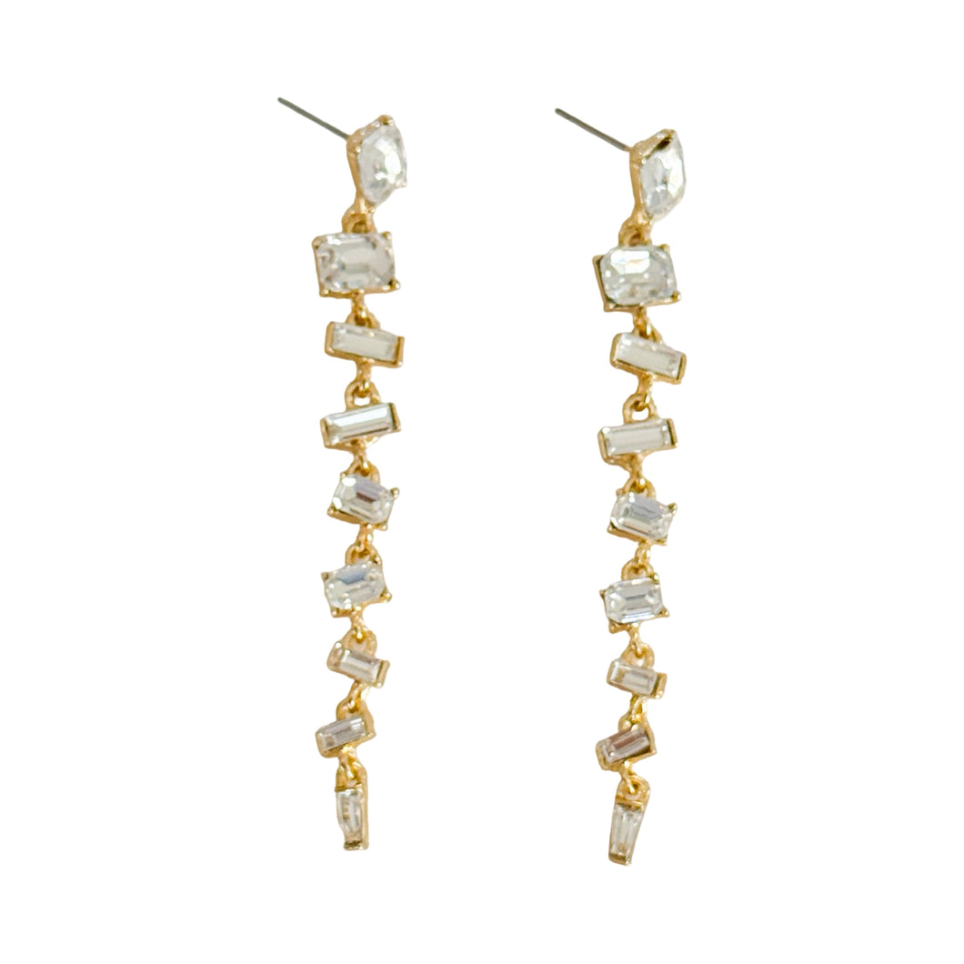 Crystal Linear Earrings