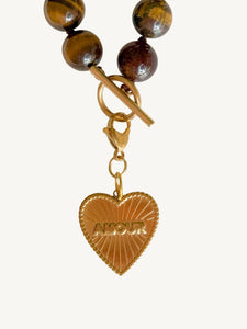 Amour Gold Heart Pendant