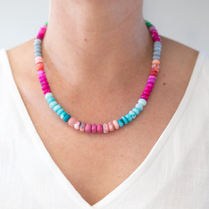 Candy Opal Necklace | Fruity Pebbles