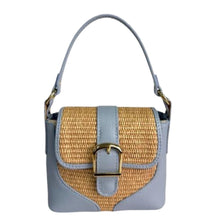 Charger l'image dans la galerie, Josephine Raffia Shoulder Handbag | Blue
